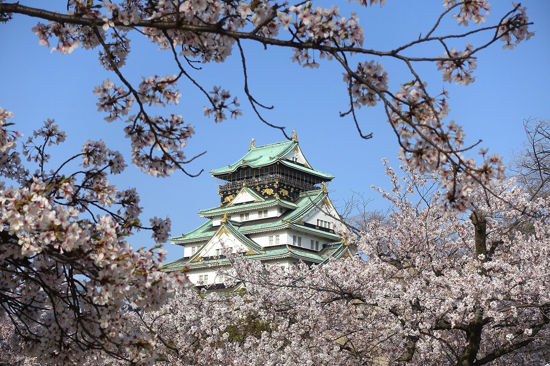 Osaka city landmark