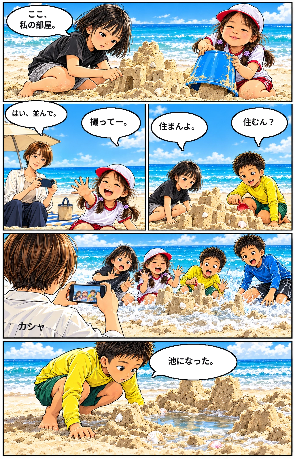 第1話 P15。写真になる一瞬。