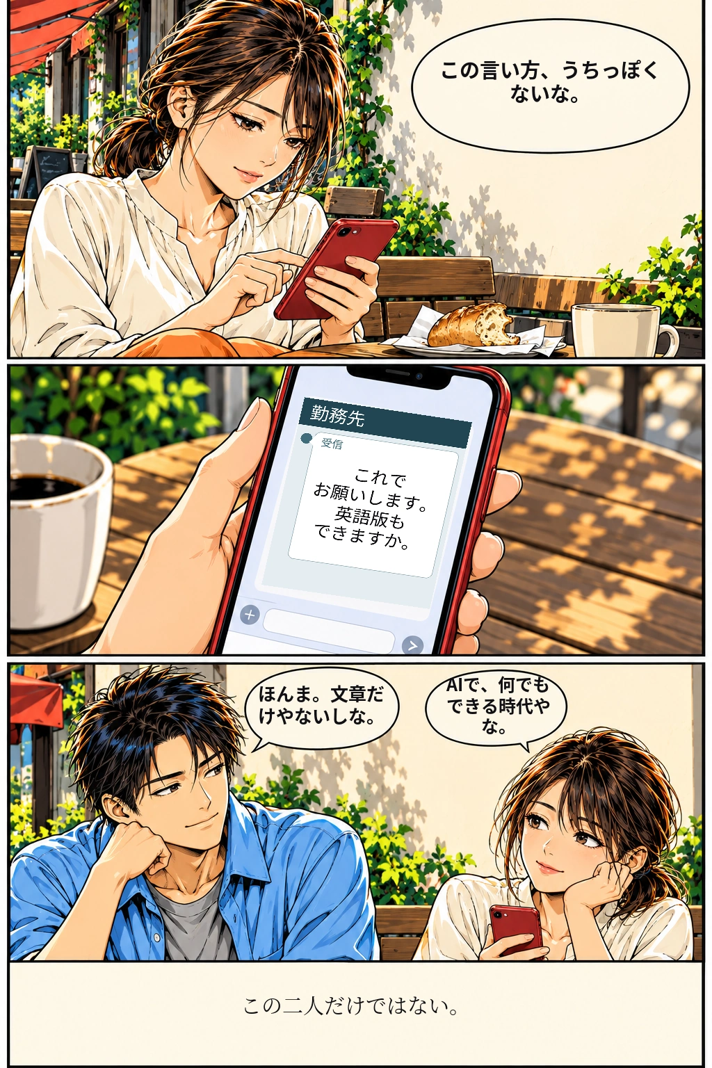 第1話 P19。AIで、こんな案まで。