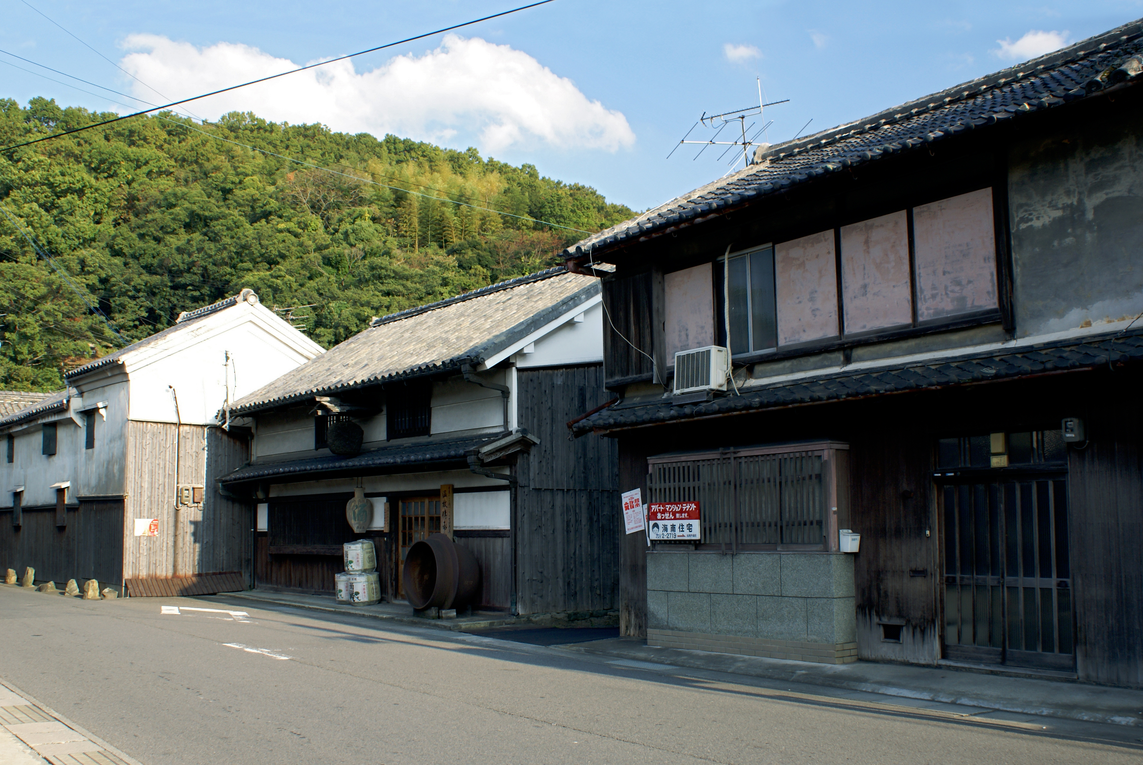 黒江の伝統的な建物