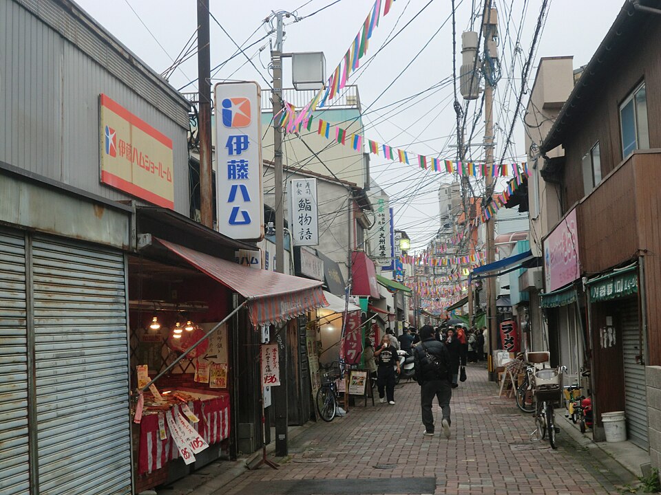 撮影当時の箕島商店街の別の風景