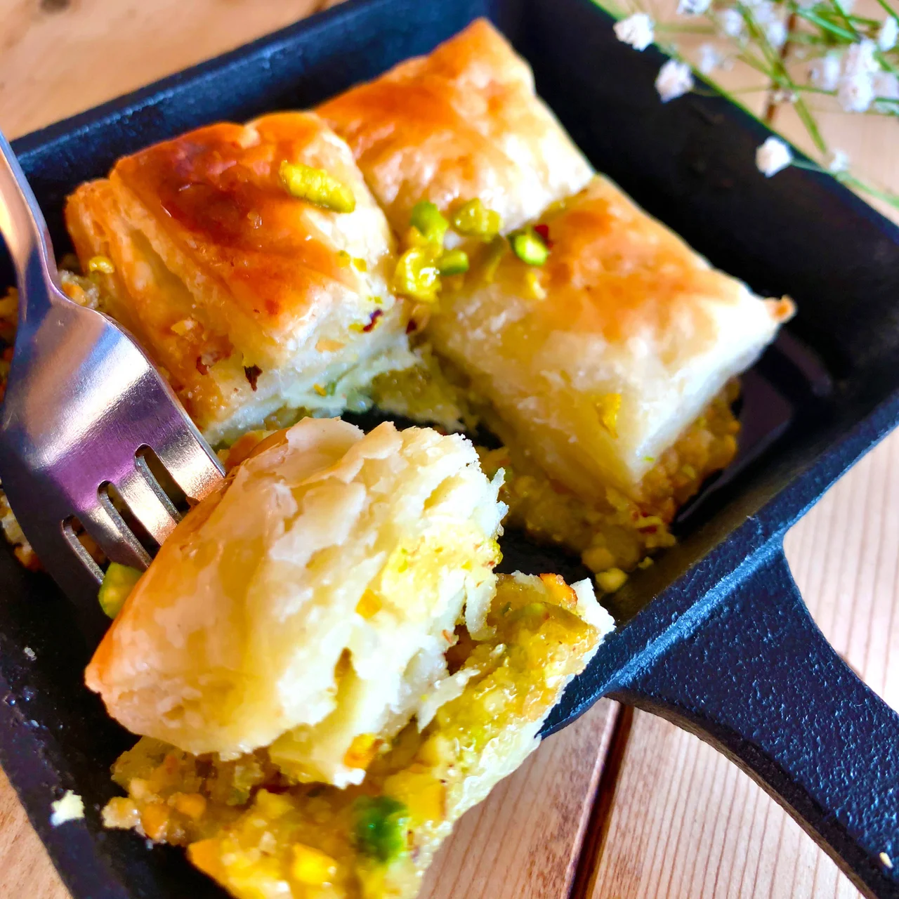 Baklava at Taiyo no Cafe