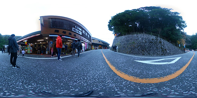 Street near Nachi Falls